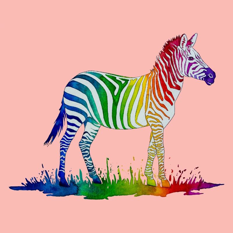 Regenbogen Zebra