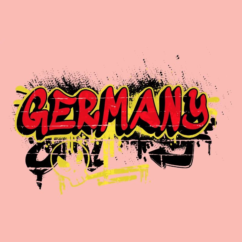 Germany Graffiti Flags Design