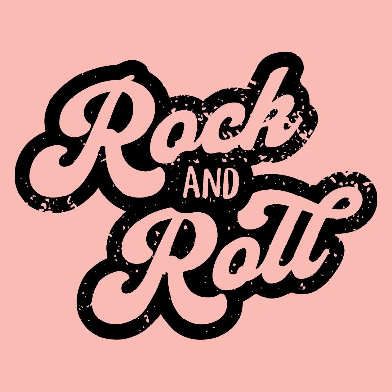 Rock and Roll Typography Design