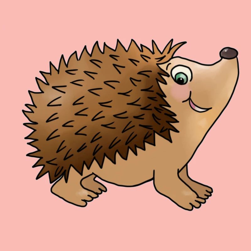 Freundlicher Igel