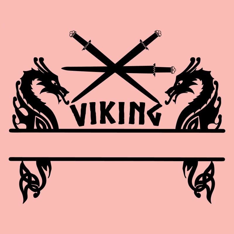 Wikinger Drei Schwerter Zwei Drachen Wikinger
