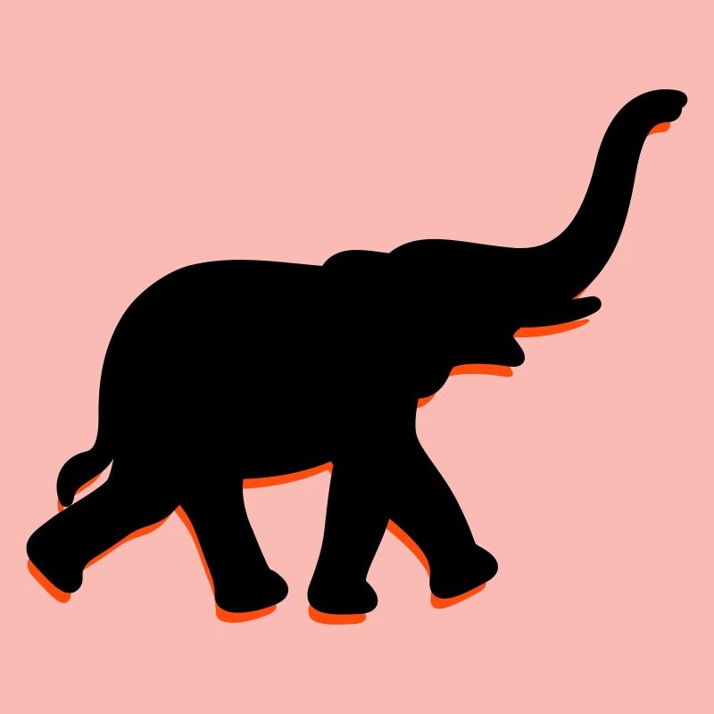 Ein großer Elefant mit einem Rüssel