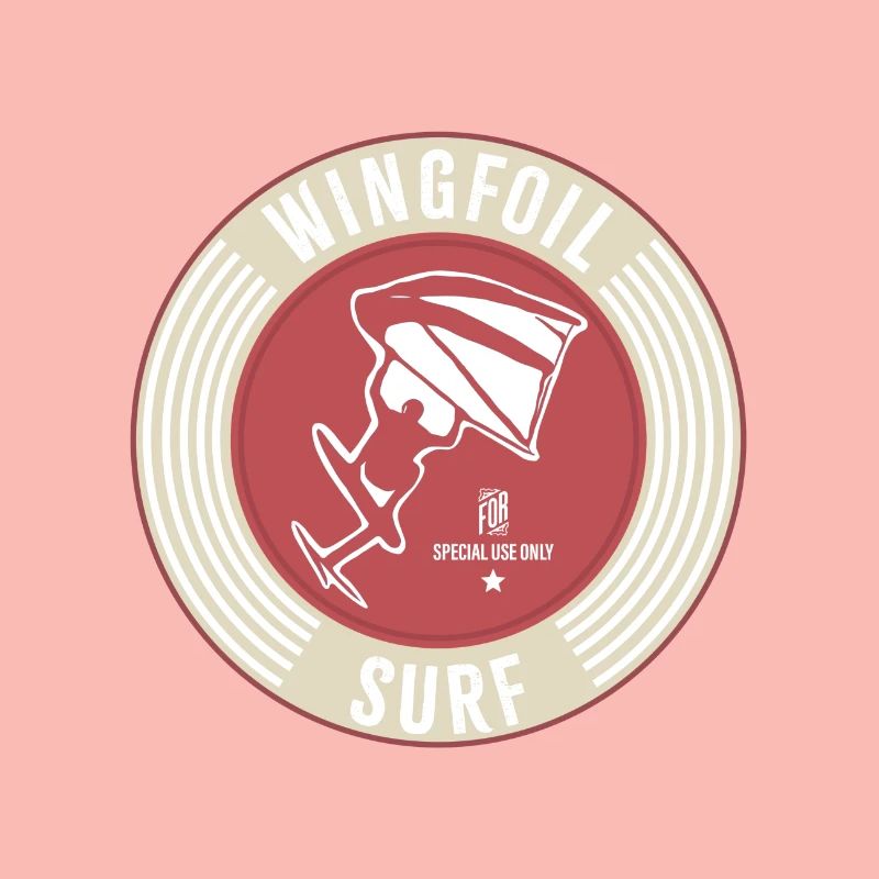 Étiquette Wingfoil Surf-Label