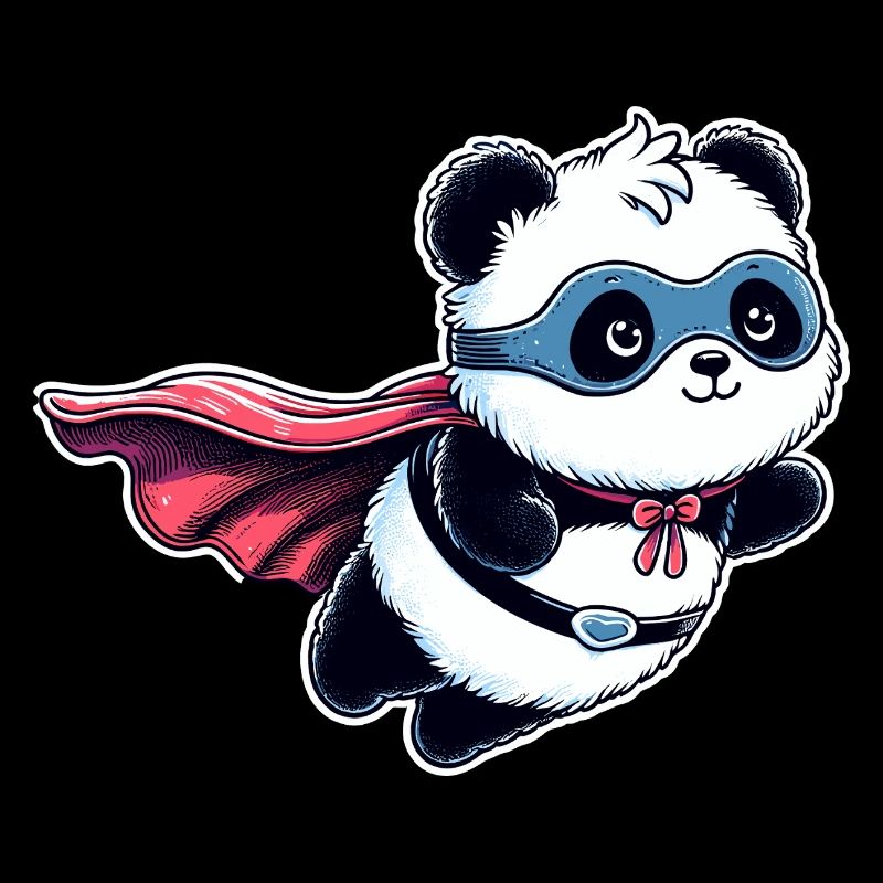 Panda Bear Hero Bear Superhero Teddy