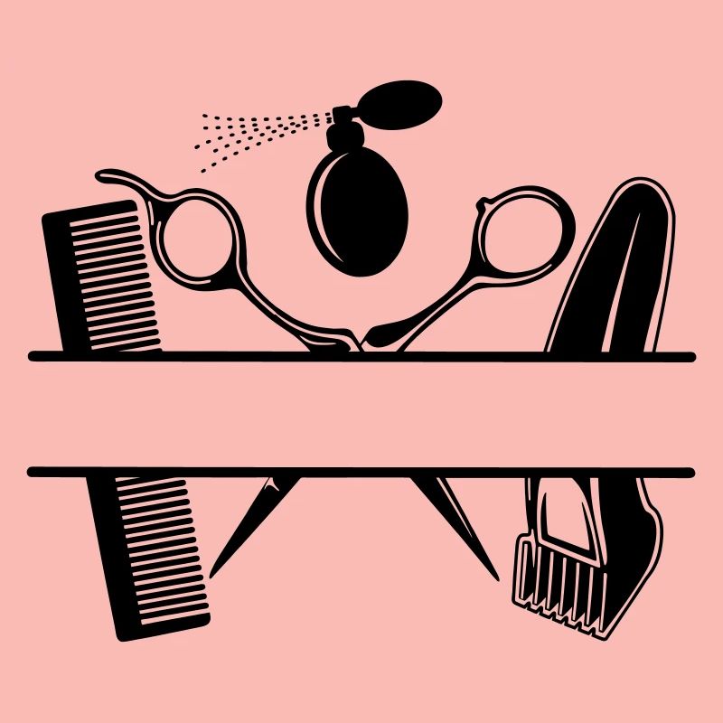 Friseur-Attribut-Text-Banner