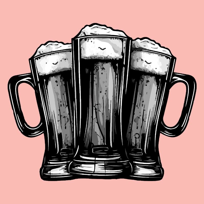 Équipe de chope de bière
