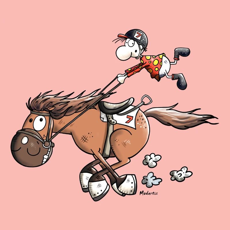 Cheval De Course Rapide