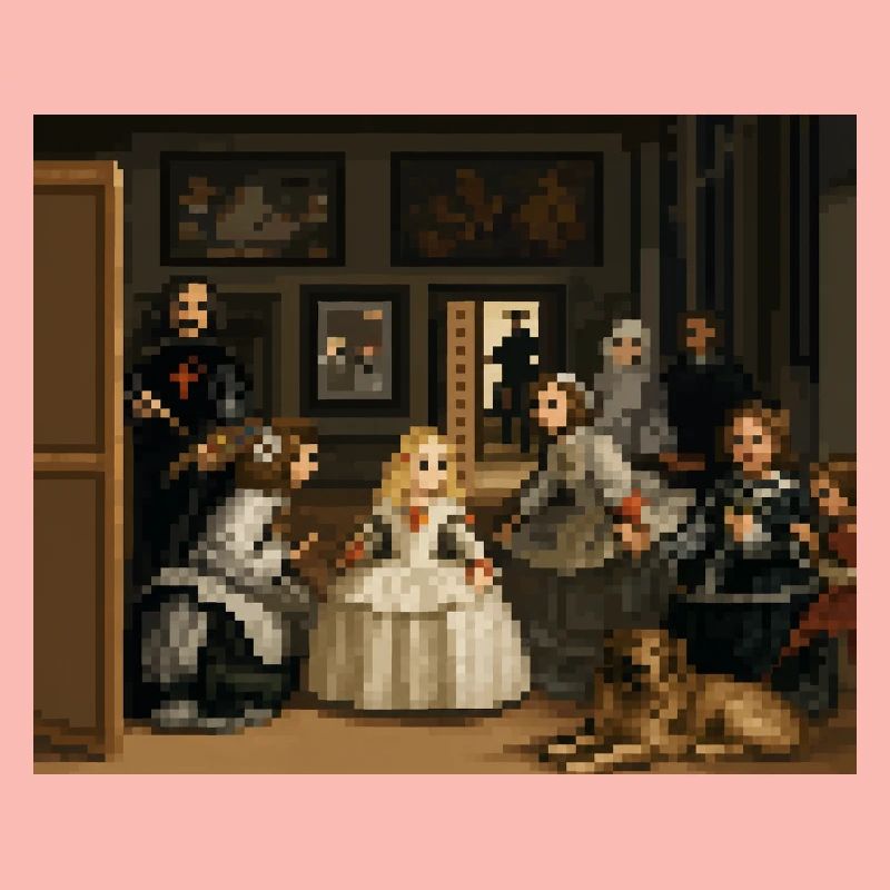 Pixelated Las Meninas