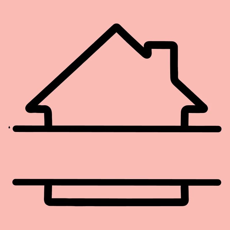Home simple logo text banner
