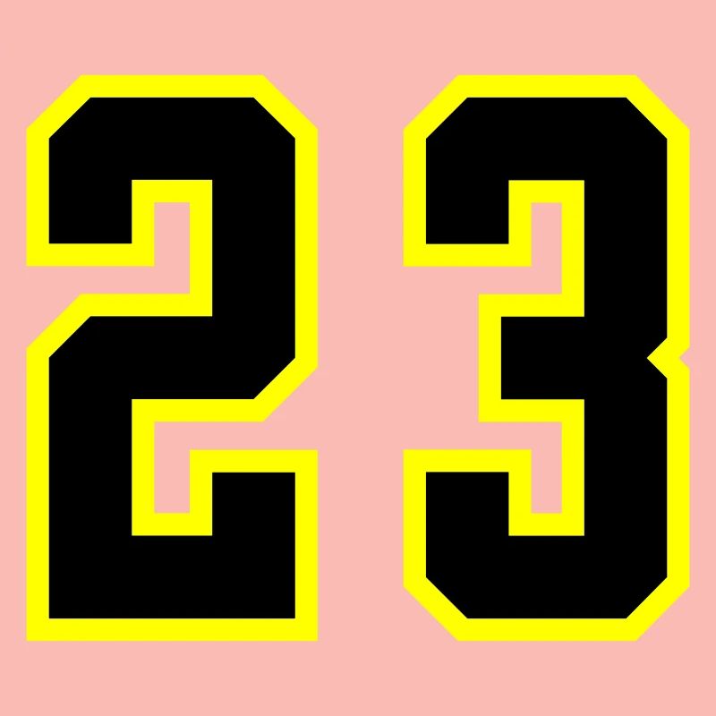 Maillot à 23 numéros