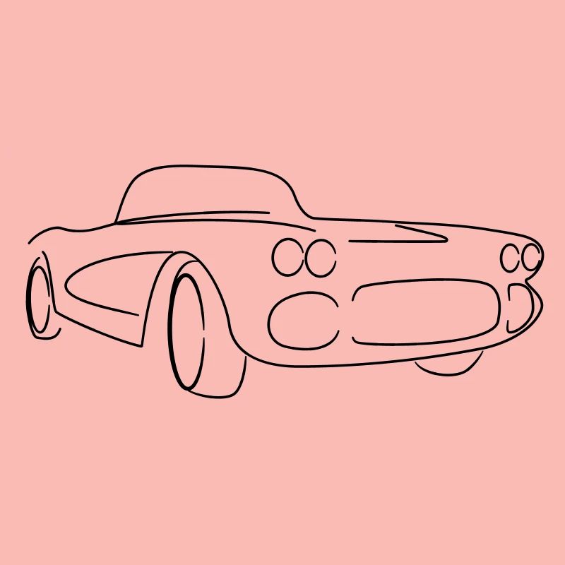 Oldtimer Cabrio Roadster Tribal