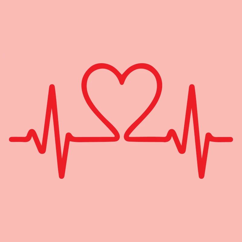 ecg heart beat line qrs complex