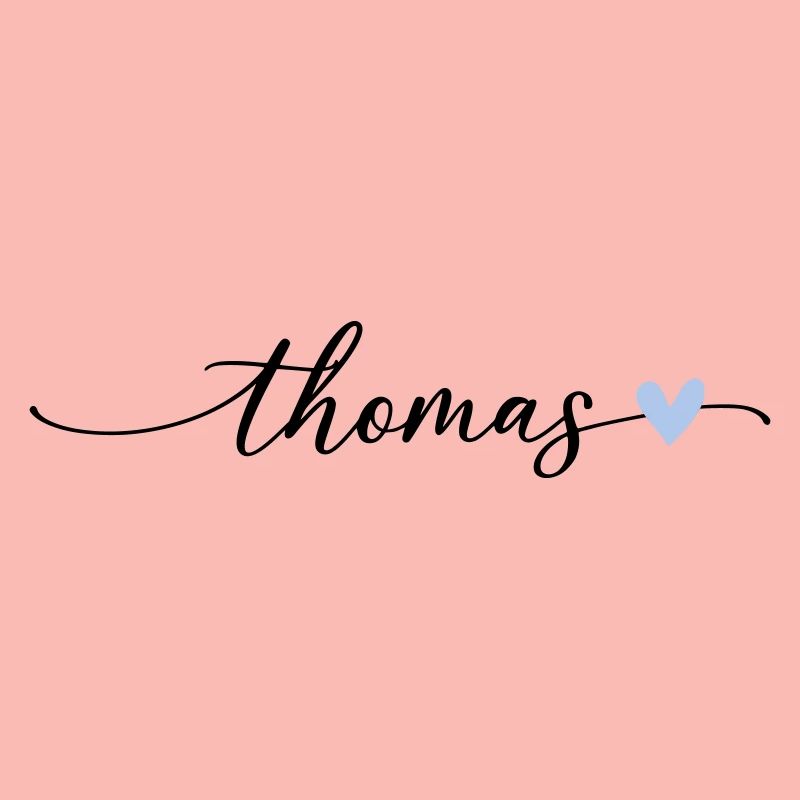 Thomas Name Calligraphy Font