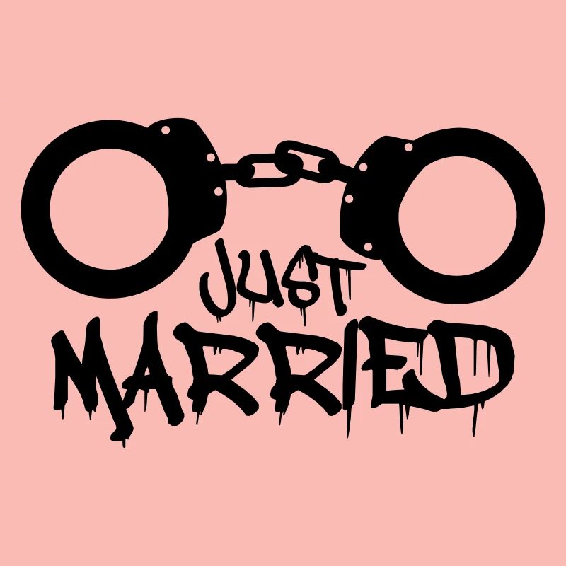 Just married prisonnier menotté drôle