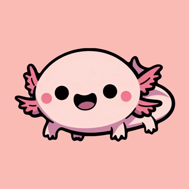 Chibi Axolotl mignon