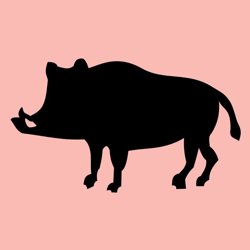 Shadow boar - 1 color vector