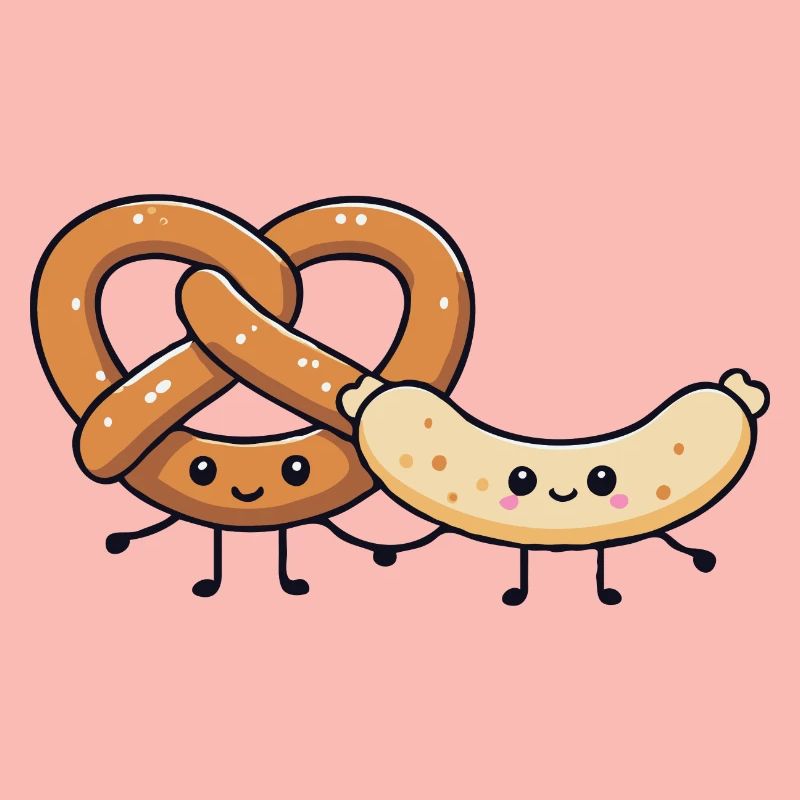 Weißwurst mit Brezel