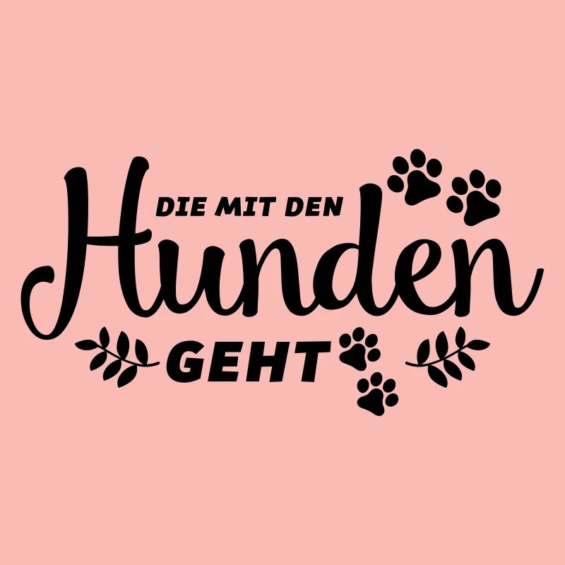 die mit den hunden geht