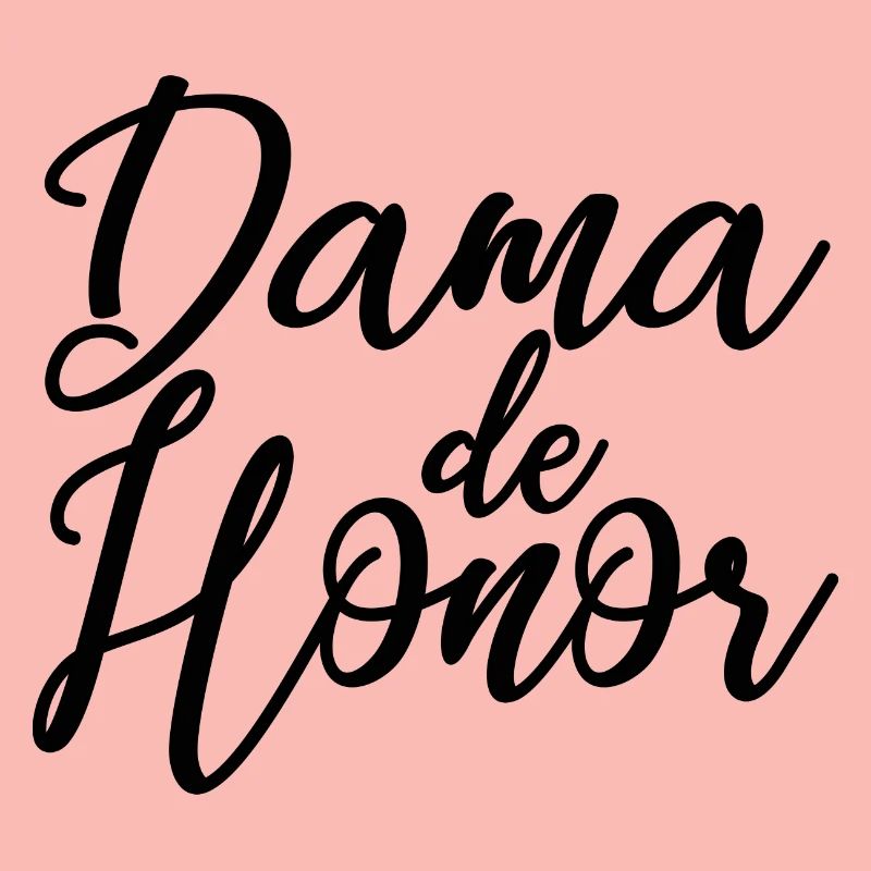 Dama de Honor Bridesmaid Team Bride Wedding Gift