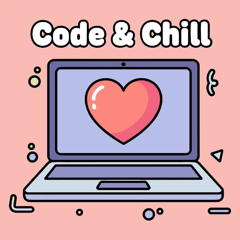 Code & Chill Herz Laptop