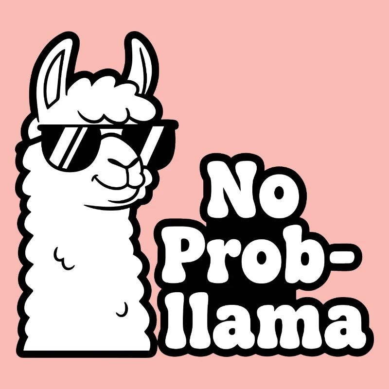 Impression contrastée No Prob Llama