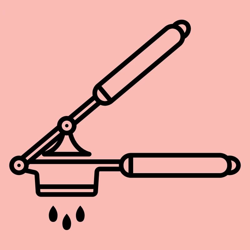 Knoblauch Presse oder Spätzle Presse