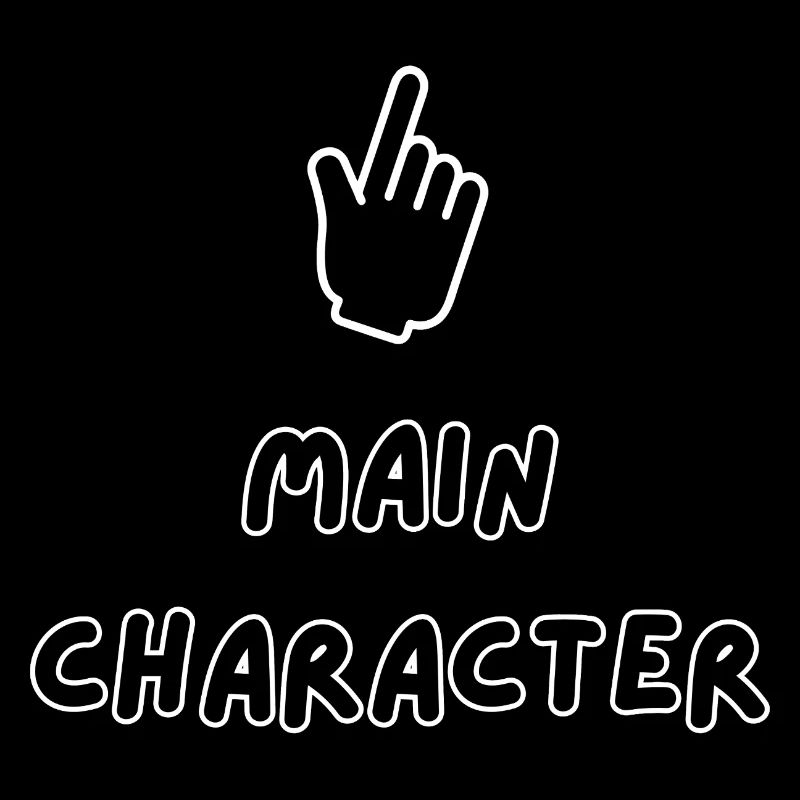 Main Character – Bold Typography Design