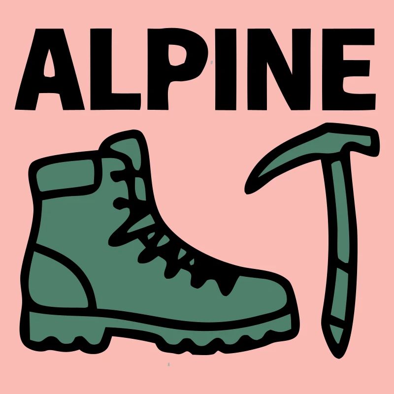 Wanderschuh Eispickel Alpine Bergsteigen Klettern