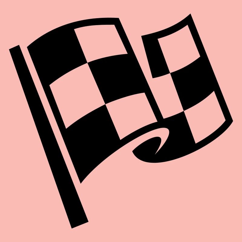 Drapeau Course Cible Voiture