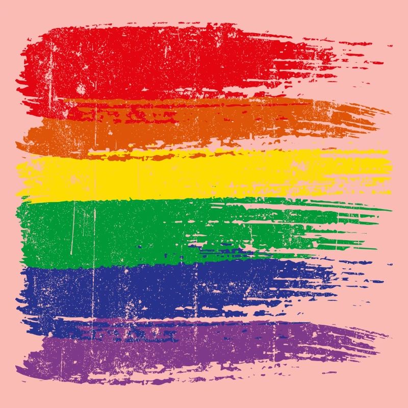Regenbogen-Pinselstrich Pride