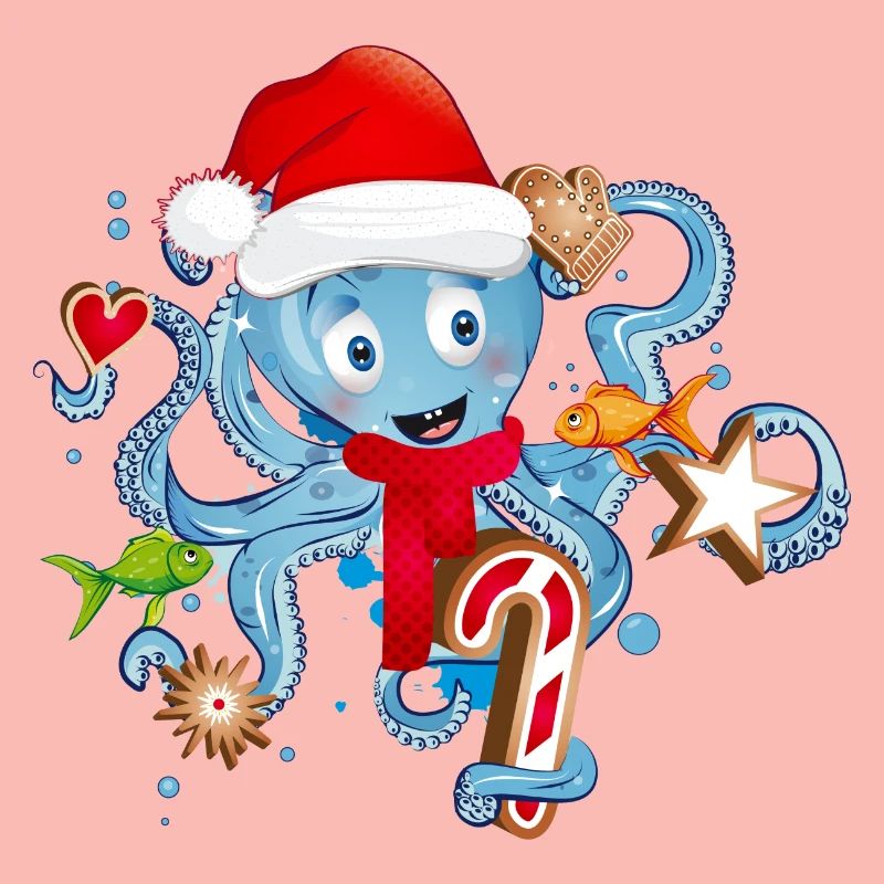 Octopus s’amuse et des biscuits pour Noël