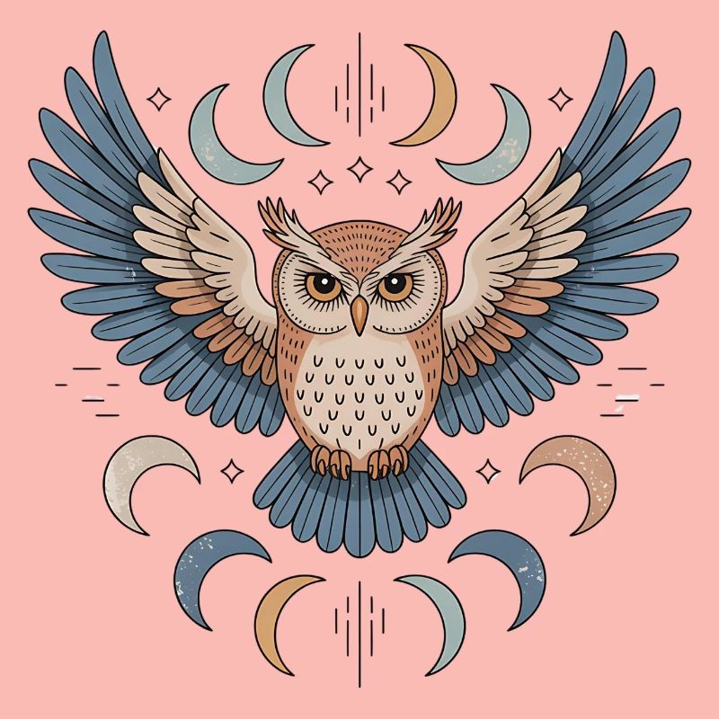 Boho Eule