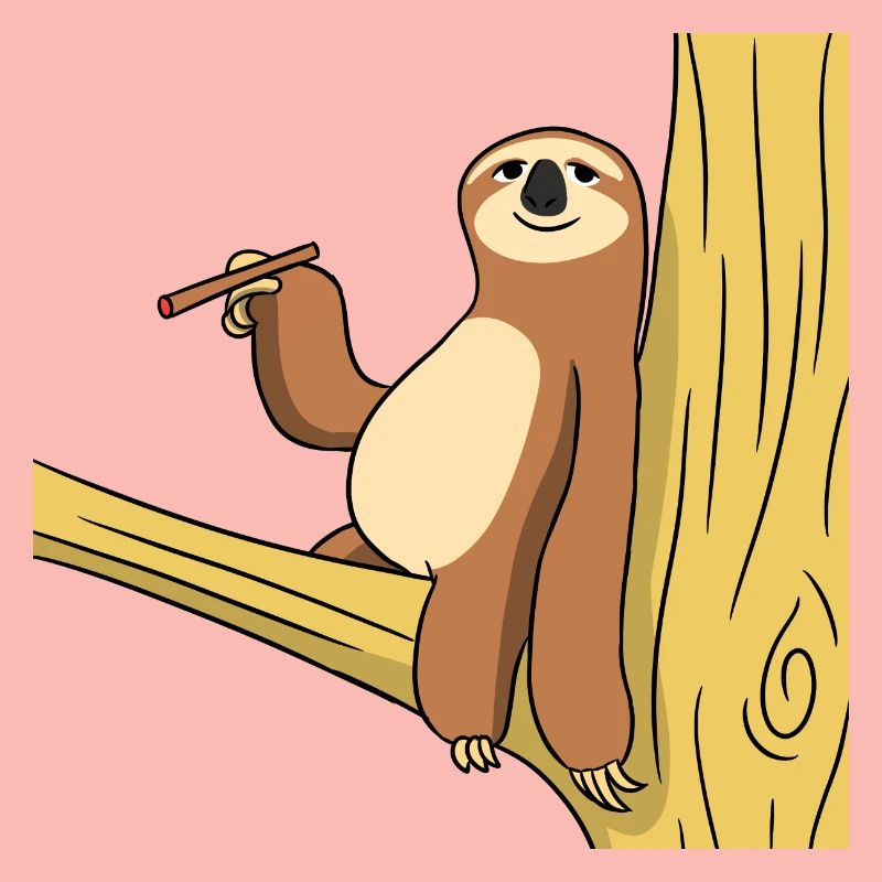 Smoking Sloth