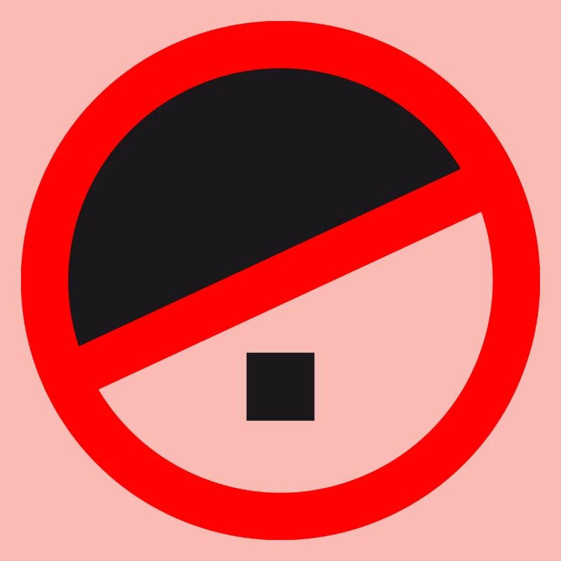 circulaire rond adolf interdit non no racism logo text d