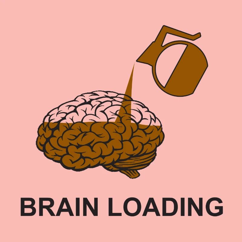 Brain loading by coffee
