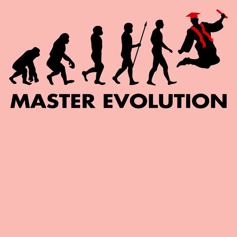 Master evolution exam passed school graduation