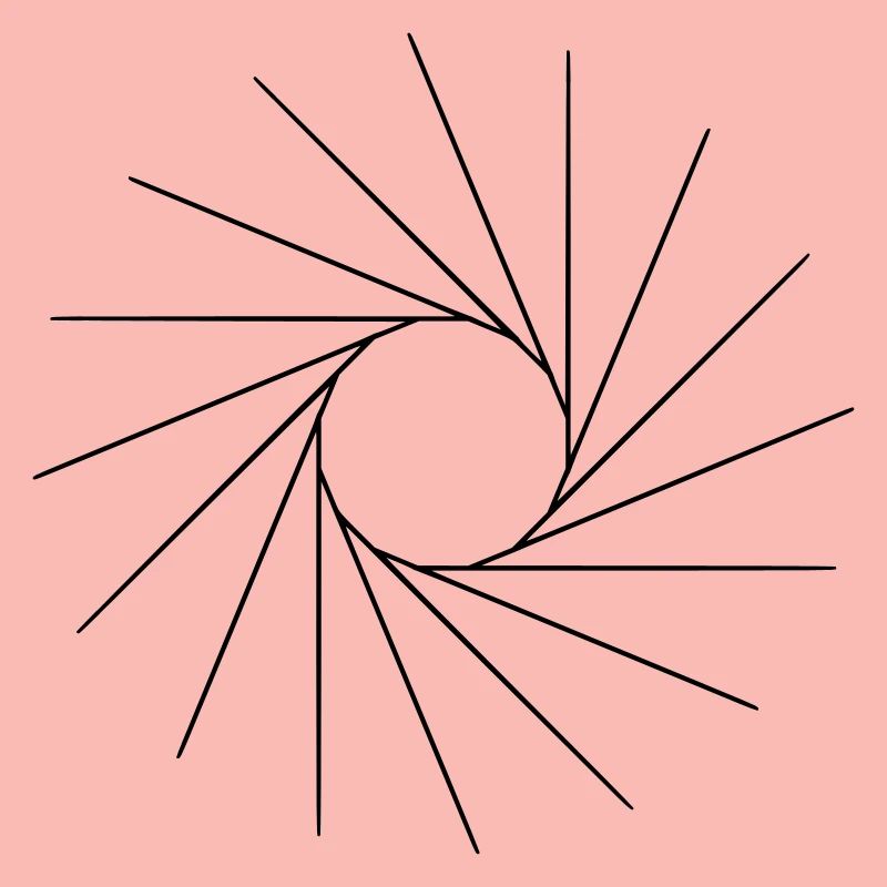 Cool shape, like a sun.