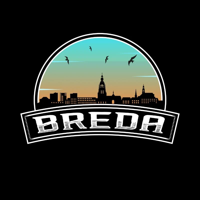 Breda Pays-Bas Skyline Dutch Souvenir