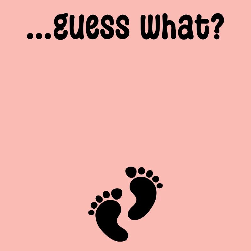 Déclaration de grossesse Pieds de bébé enceinte Maman