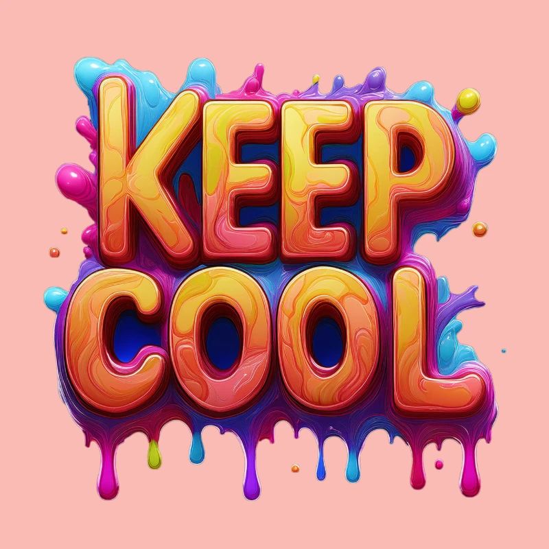 Keep cool text in 3D
