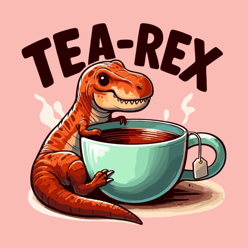 Tea Rex Tea Rex Tea Drinker Gift