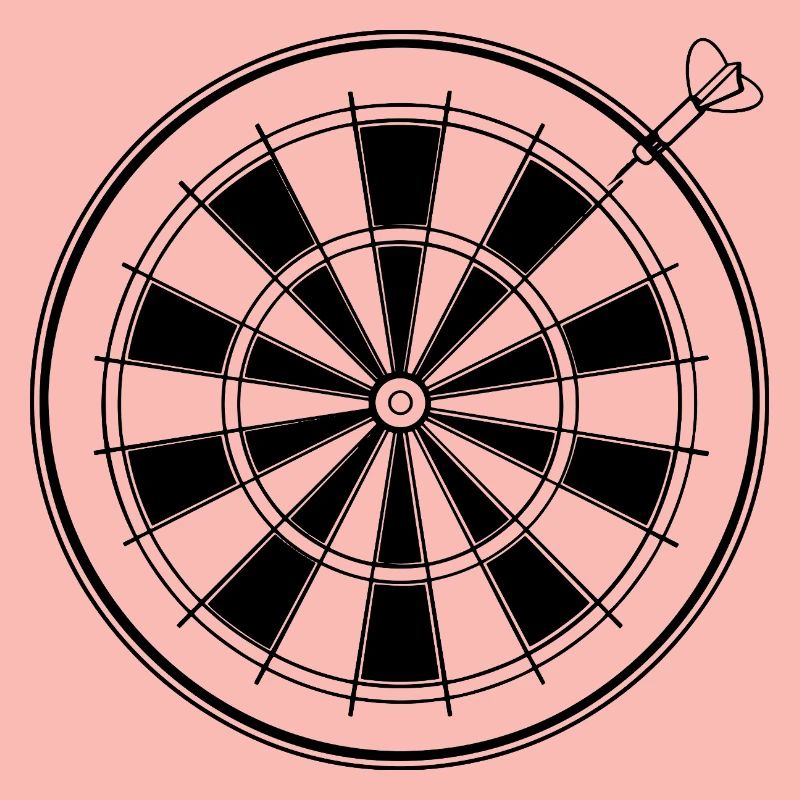 Dessin de fléchettes