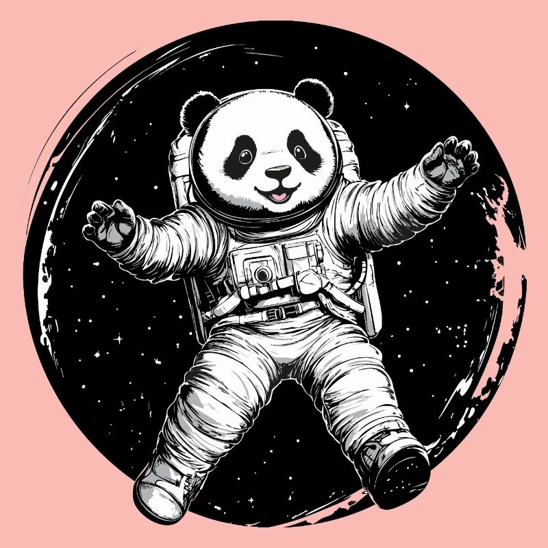 Astronaut Panda – Cute Space Explorer
