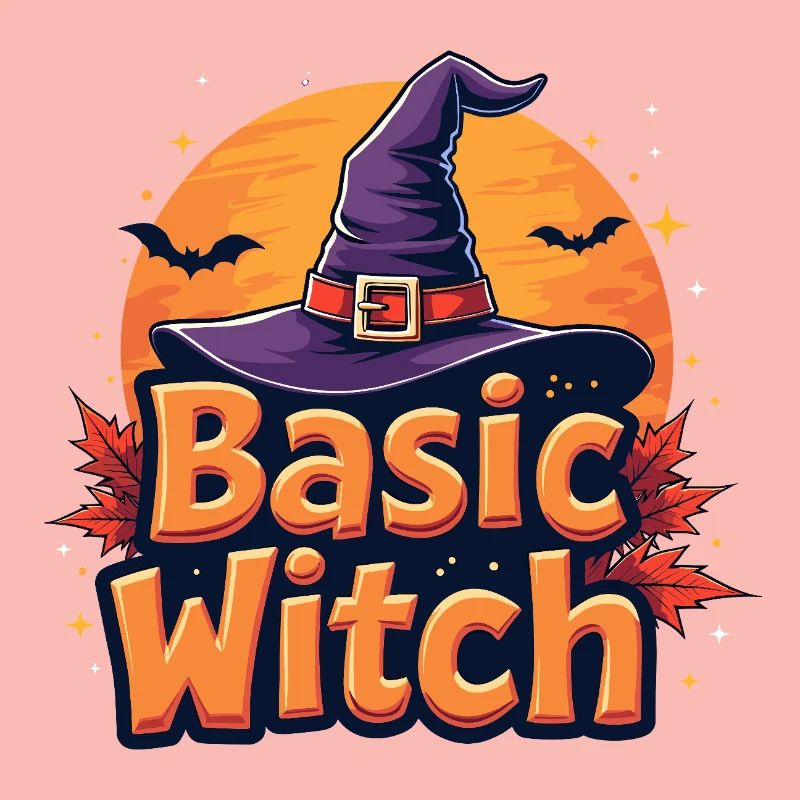 Basic Witch Halloween-Spruch