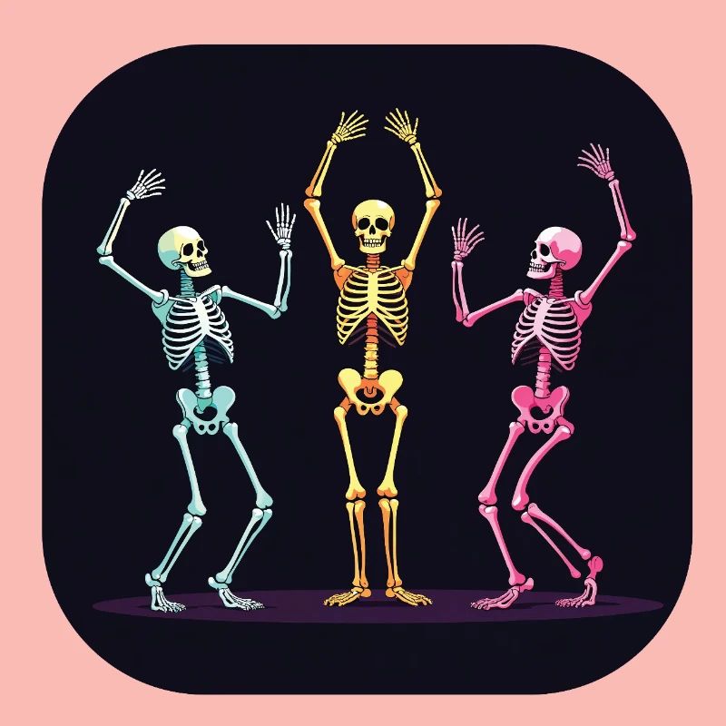Halloween Skeleton Dancer Dancing