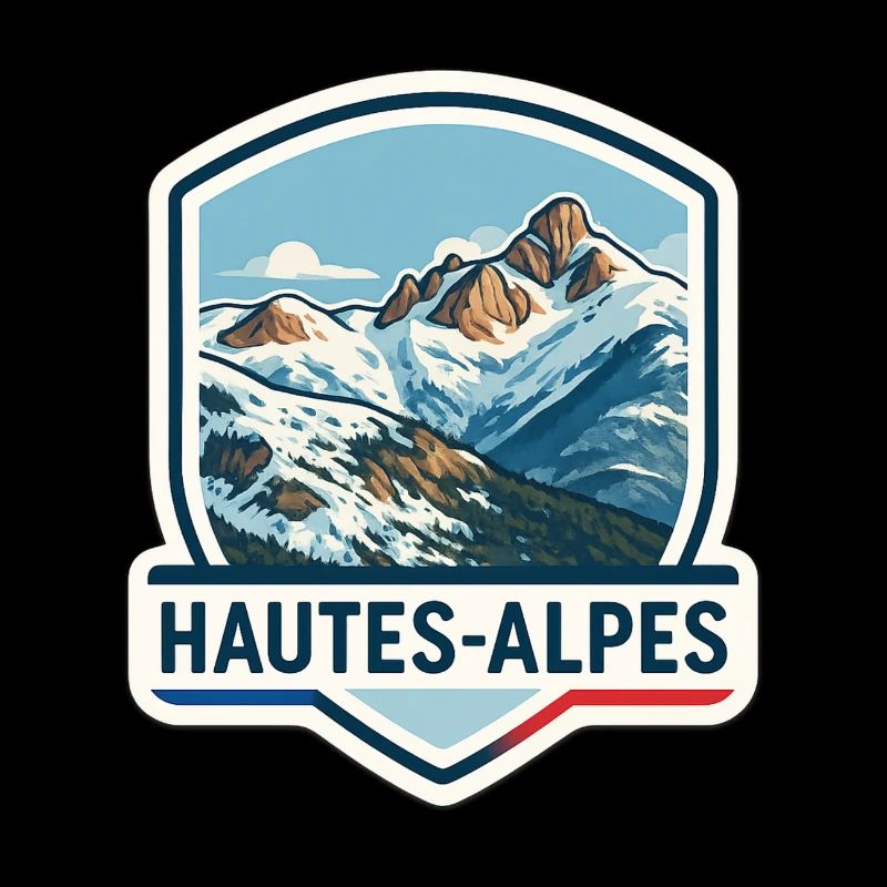 Blauer Alpen-Schild