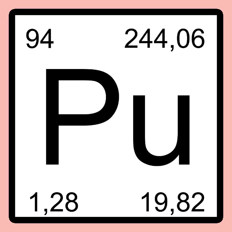 Conception de l’élément de plutonium Pu