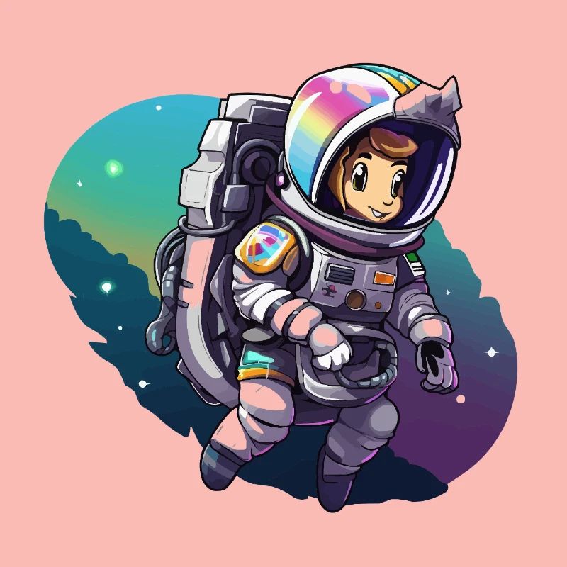 Astronaute d’aventure spatiale