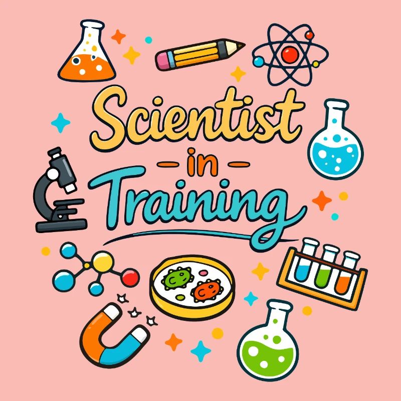 Young scientist in training