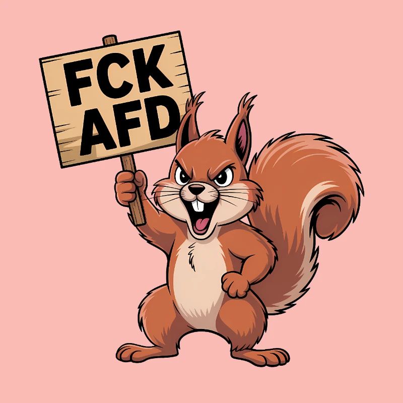 FCK AFD - Antifa Eichhörnchen Tee
